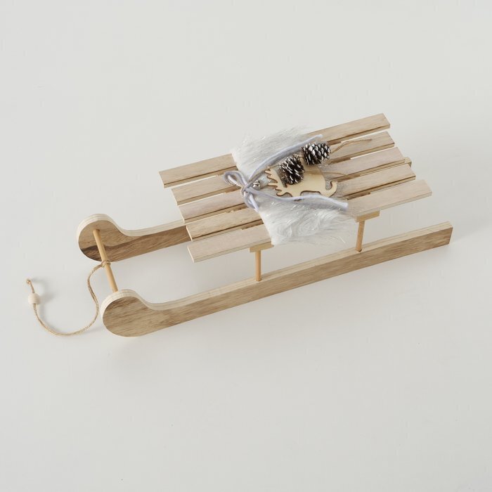 Dekoaufsteller Rocky, natur 