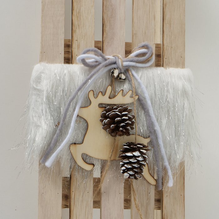 Dekoaufsteller Rocky, natur 