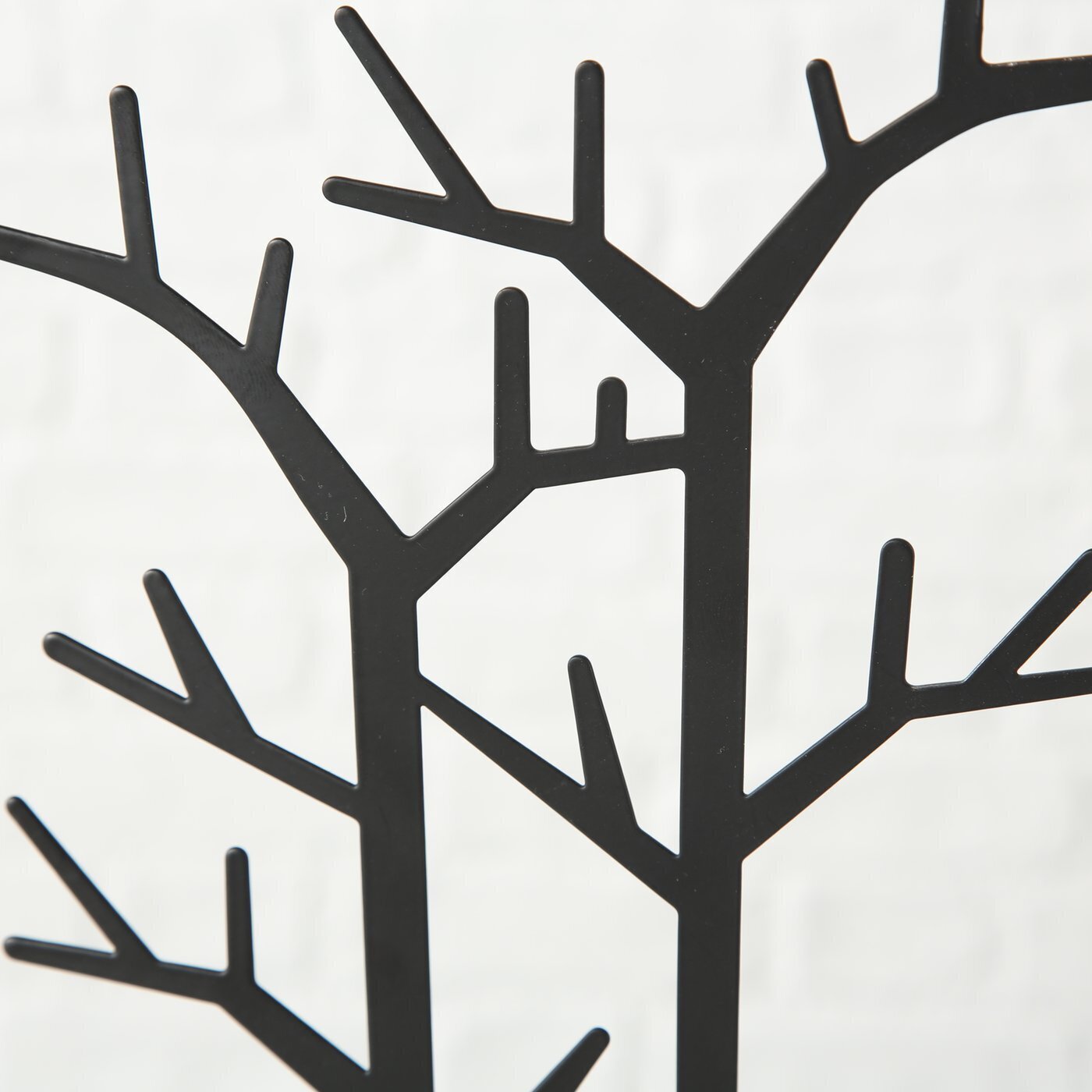 Dekoaufsteller Schmuckständer Baum Arek, schwarz, natur 