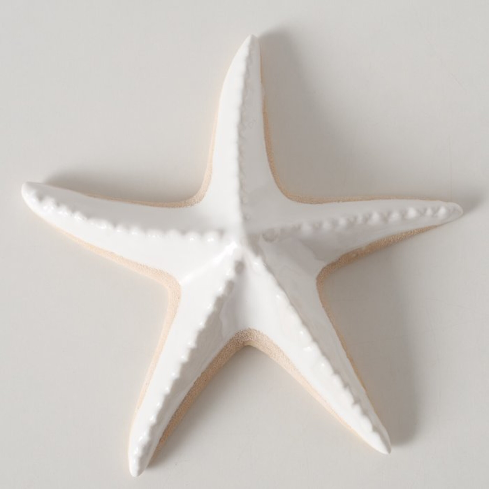 Dekoaufsteller Seestern Shelby, weiss 17 x 16 x 3 cm