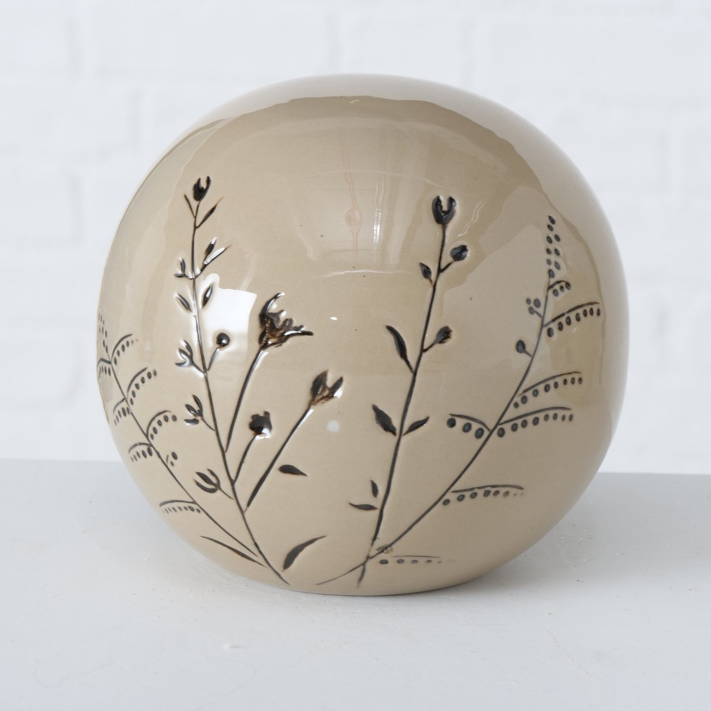 Dekokugel Botanico, taupe 