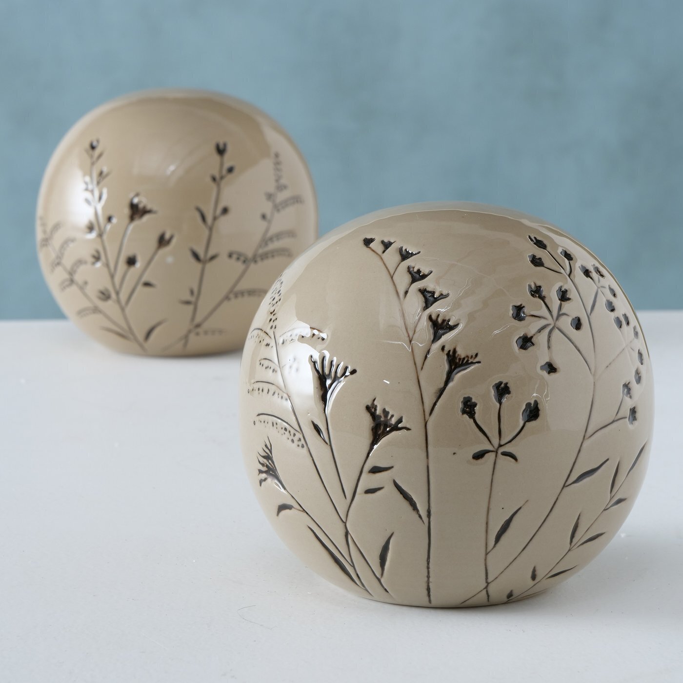 Dekokugel Botanico, taupe 