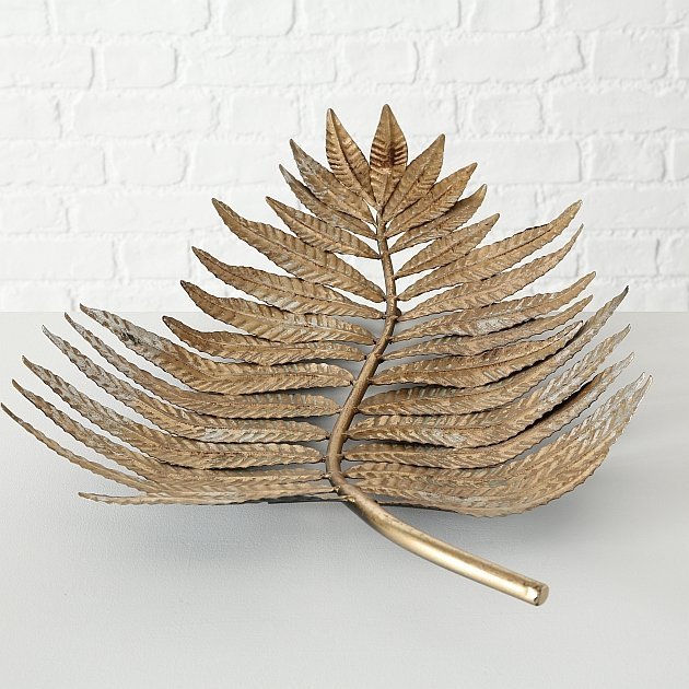 Boltze Dekoschale Ferna, gold 