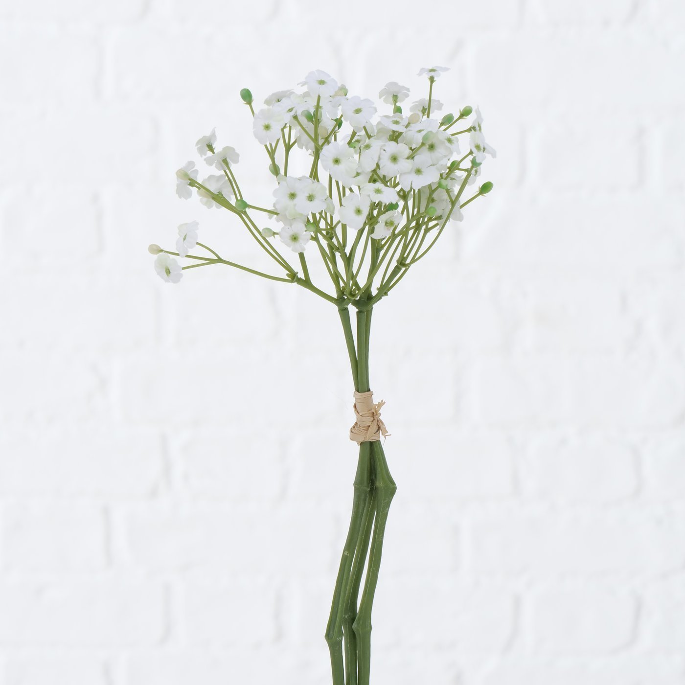 Dekostrauß Schleierkraut 3tlg, grün/weiss