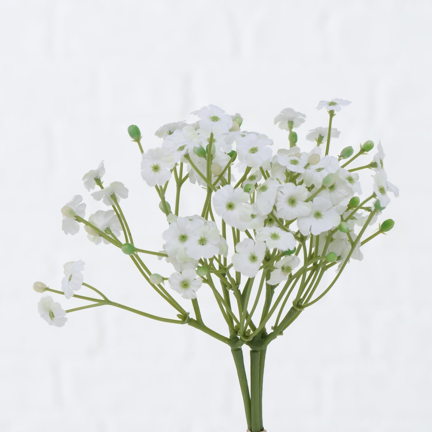 Dekostrauß Schleierkraut 3tlg, grün/weiss