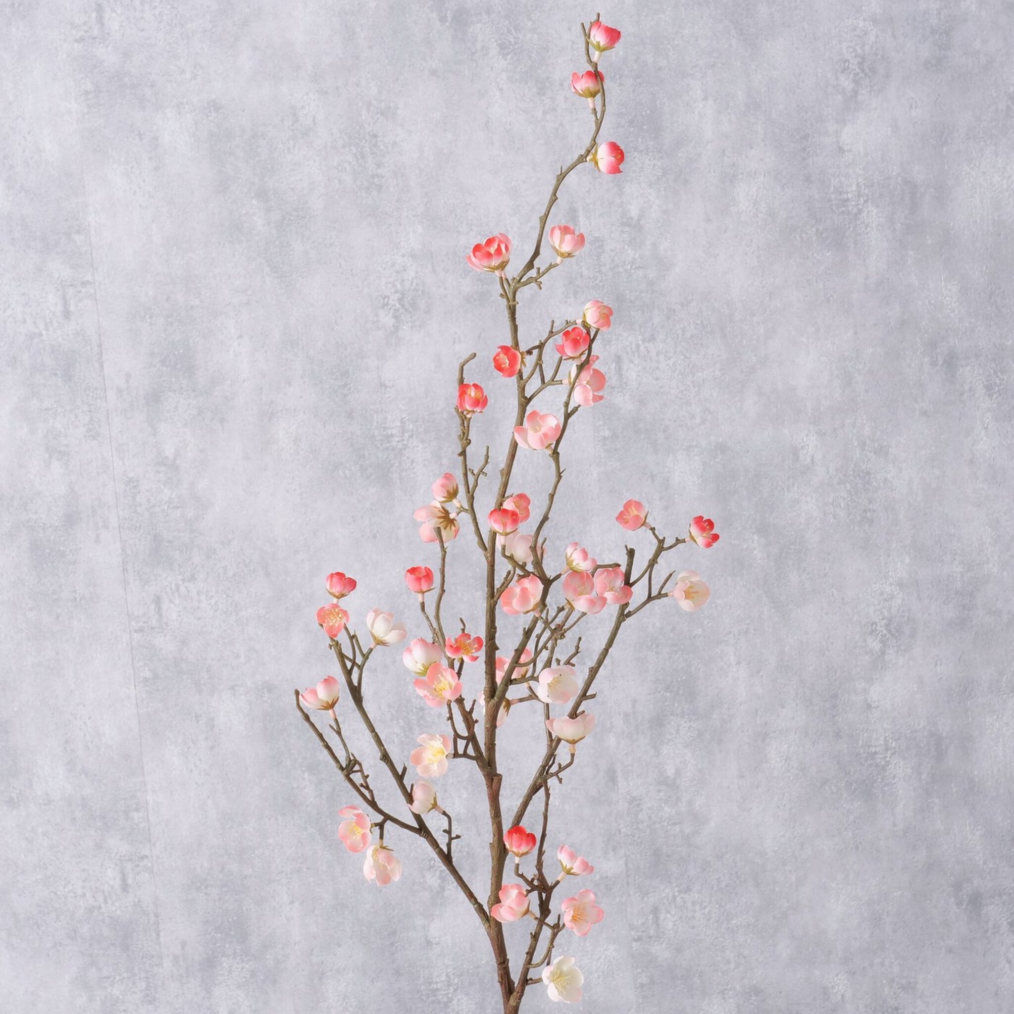 Dekozweig Pfirsichblüte, künstlich, rosa 