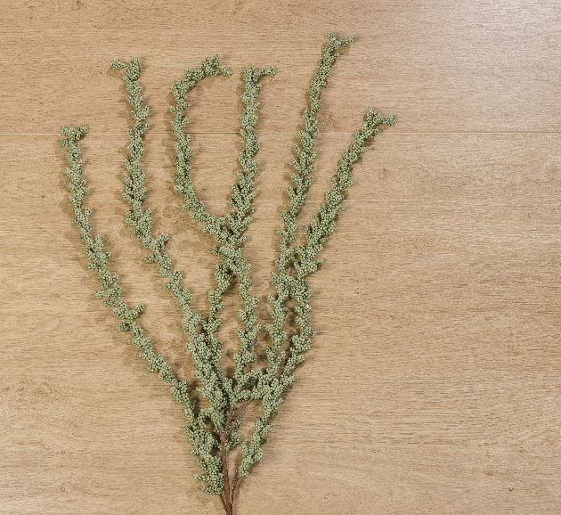 Boltze Dekozweig Soria 3er Set, grün
