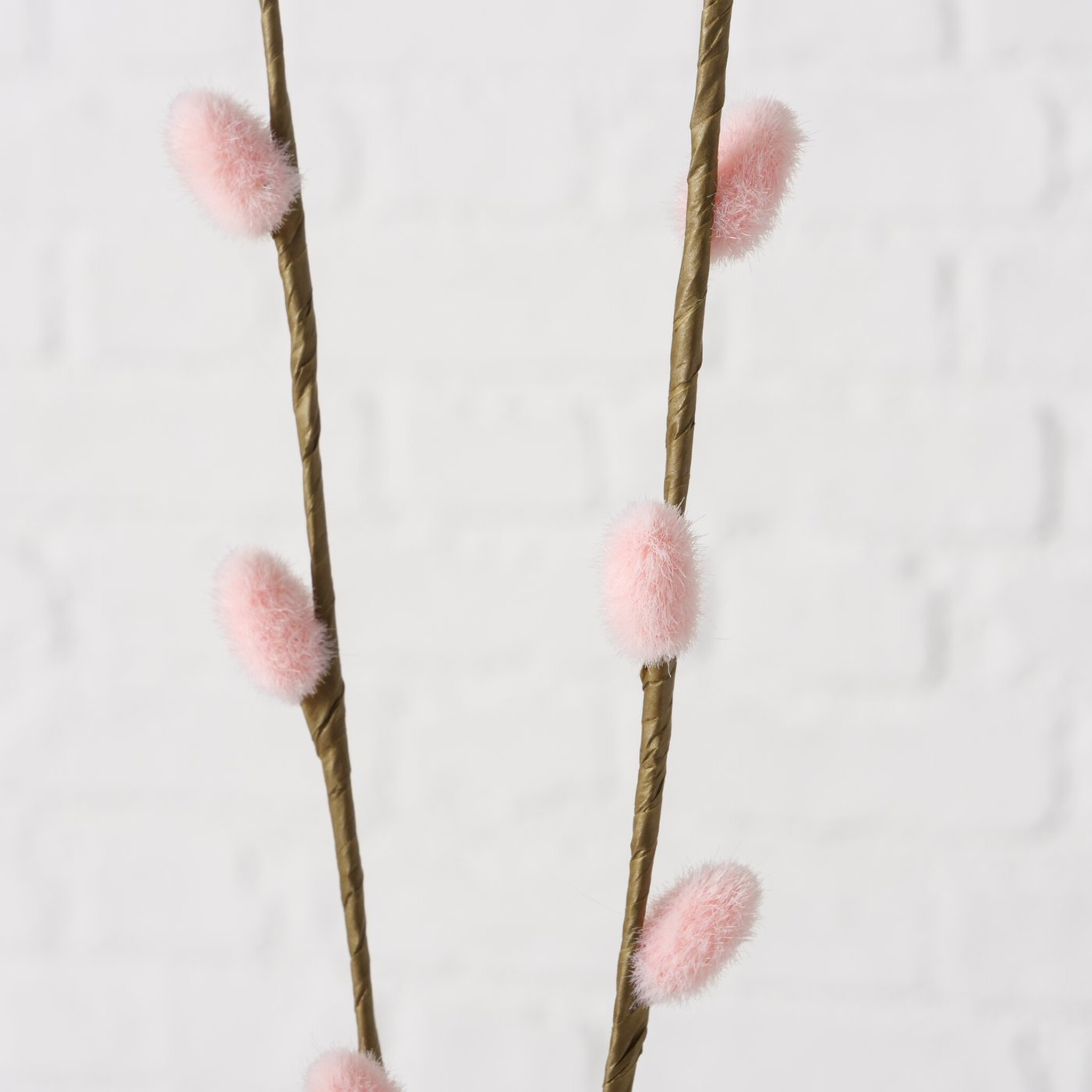 Boltze Dekozweig Weidenkätzchen, künstlich, rosa 