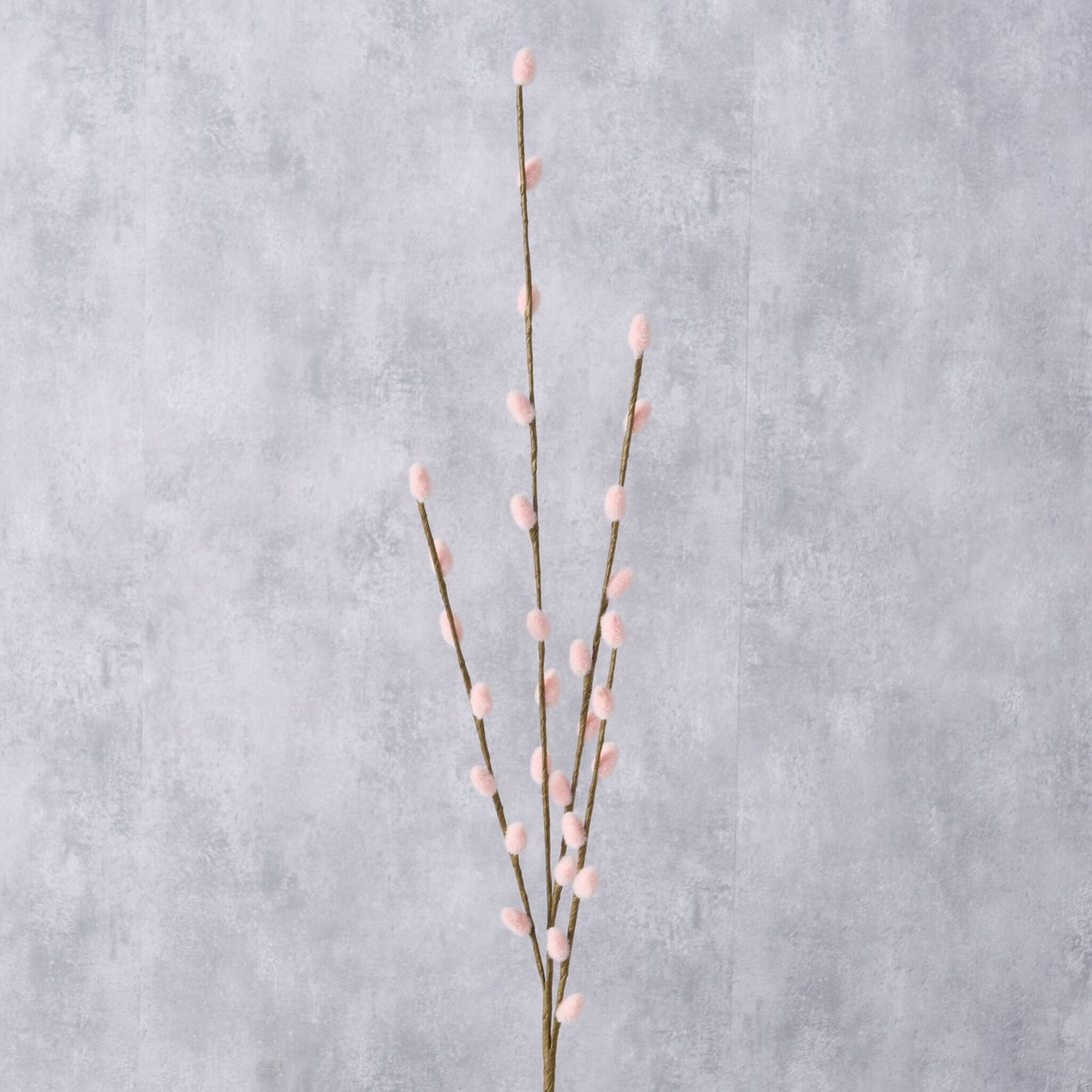 Boltze Dekozweig Weidenkätzchen, künstlich, rosa 