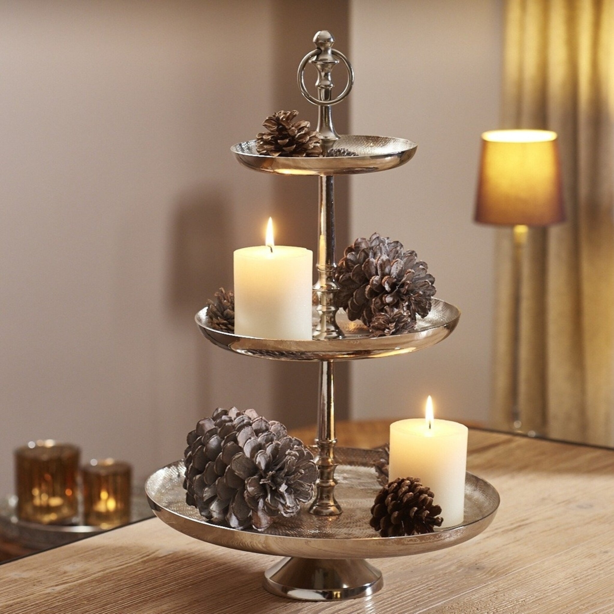 Etagere Detroit, silber 