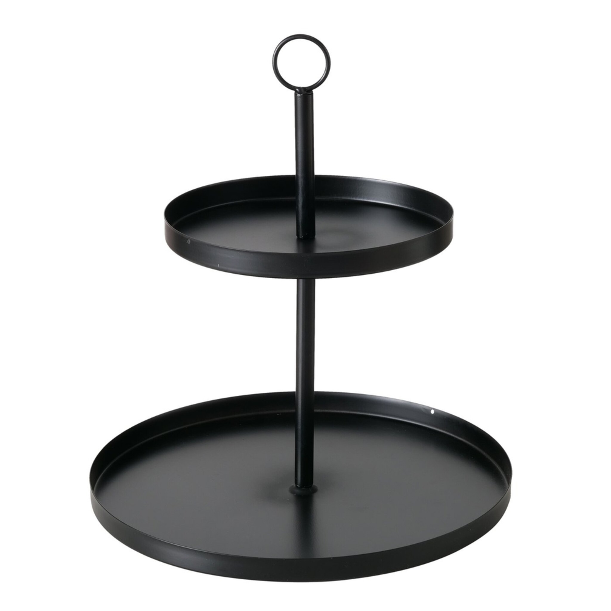 Etagere Samina aus Metall, schwarz 