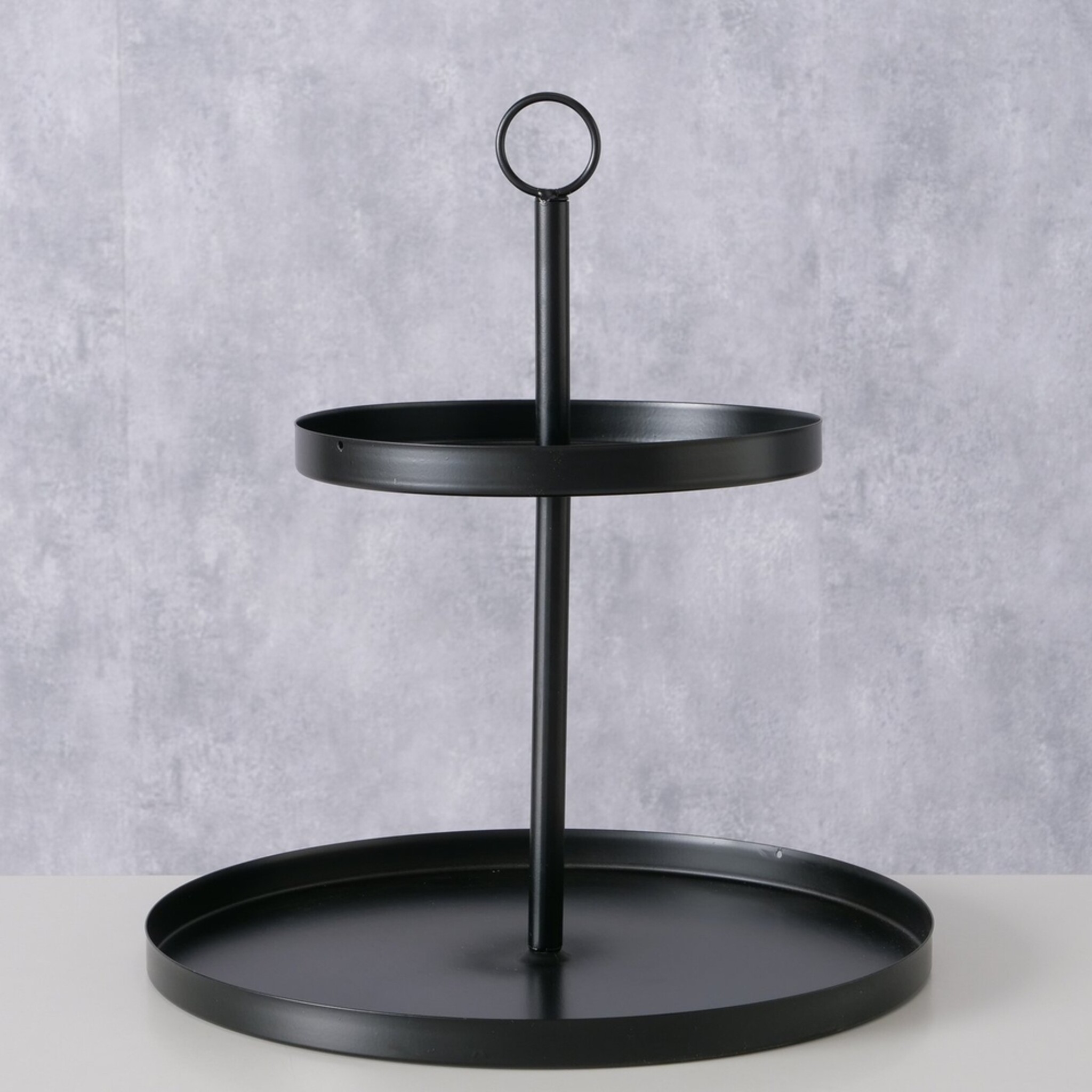 Etagere Samina aus Metall, schwarz 