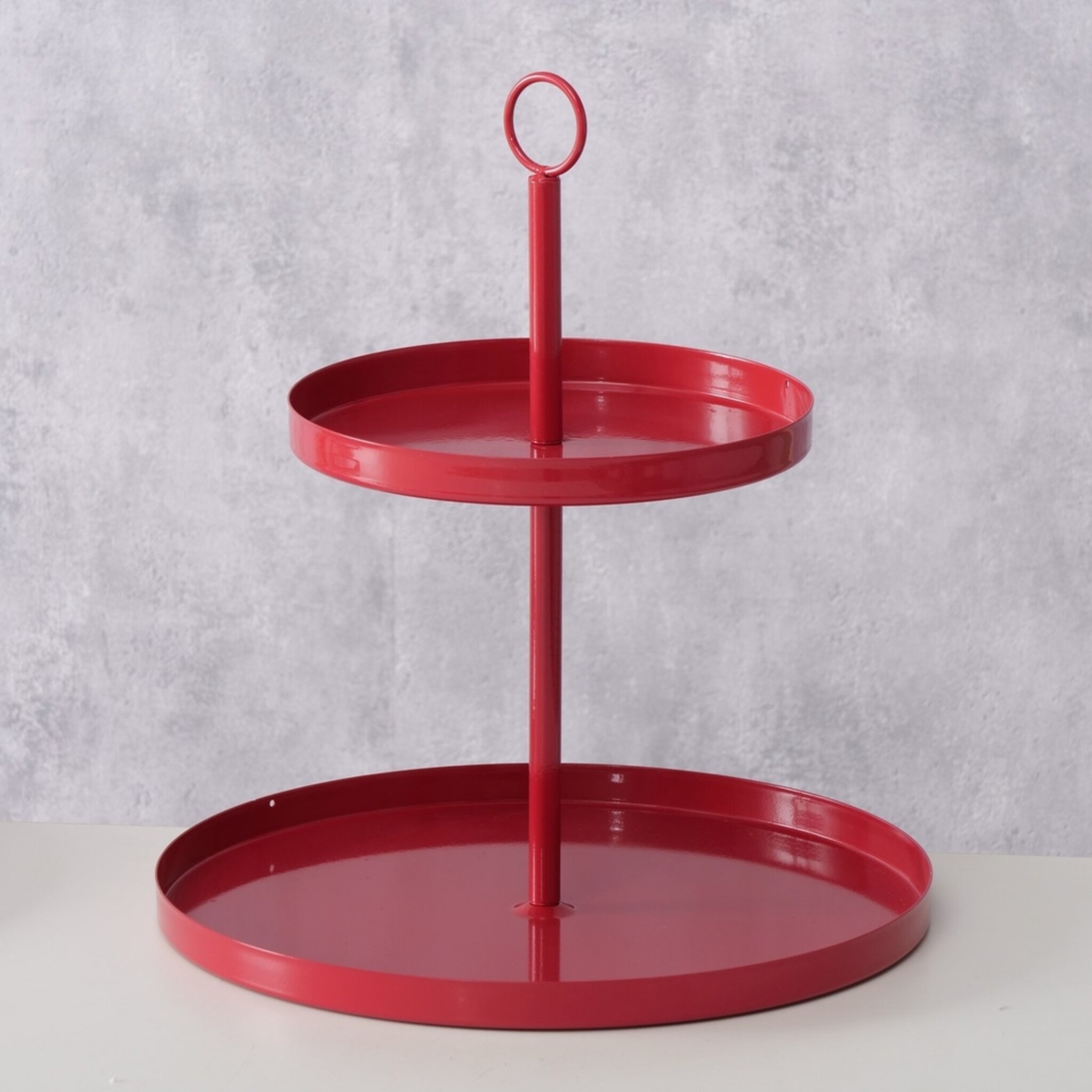 Etagere Samina aus Metall, rot 
