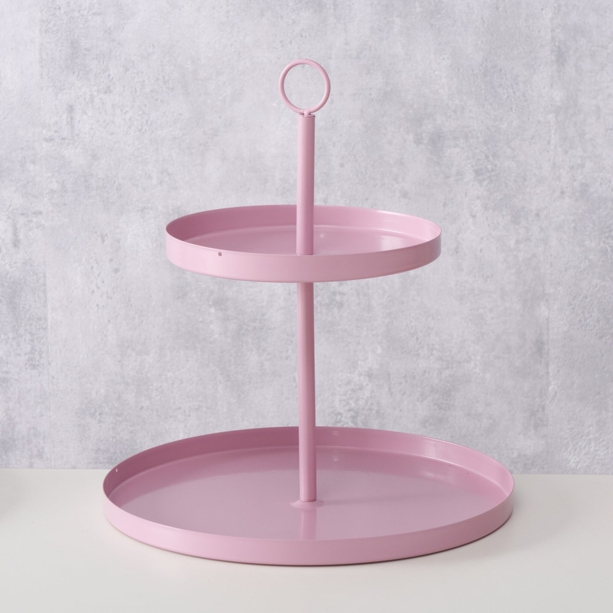 Etagere Samina aus Metall, rosa 