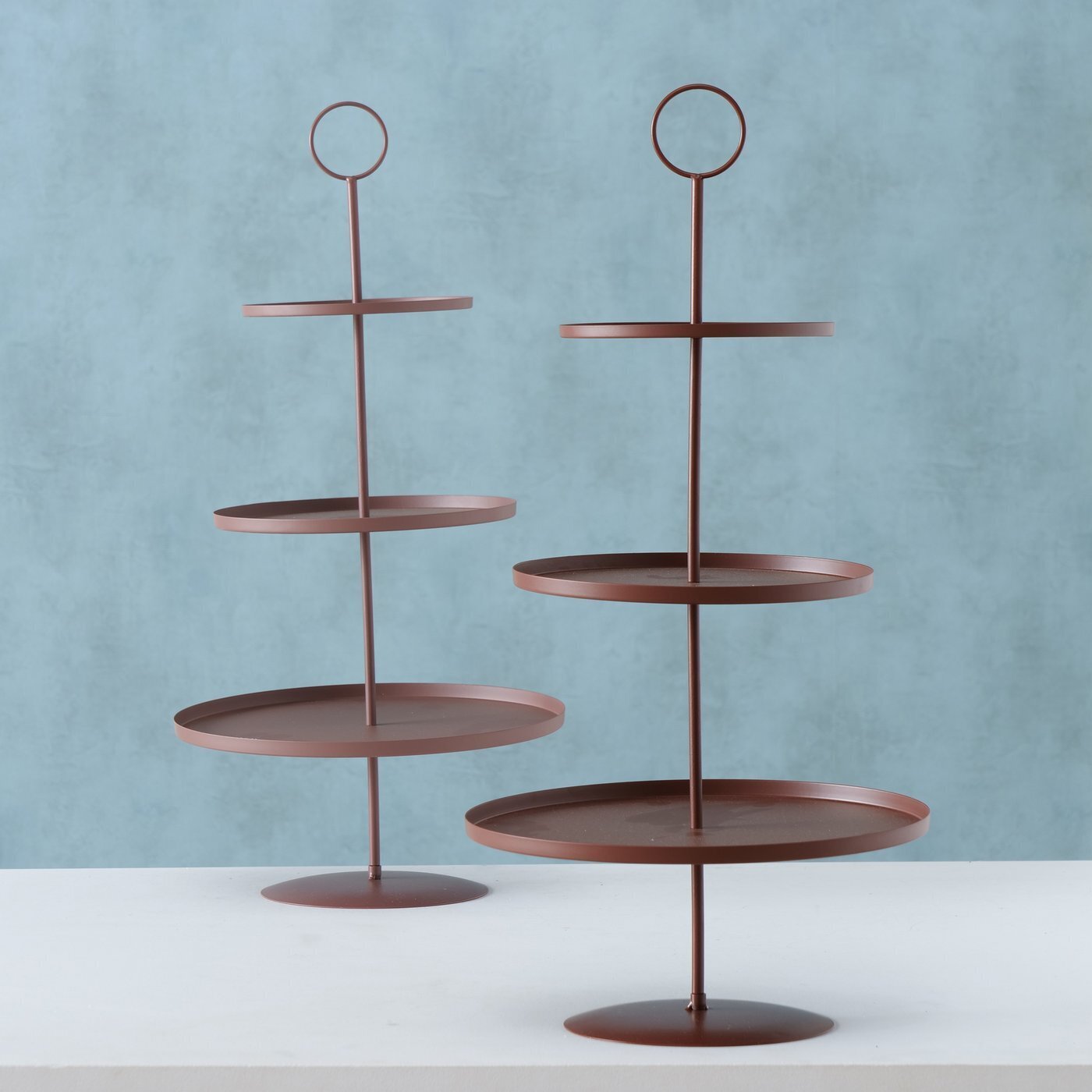 Etagere Samona, braun-rosa 