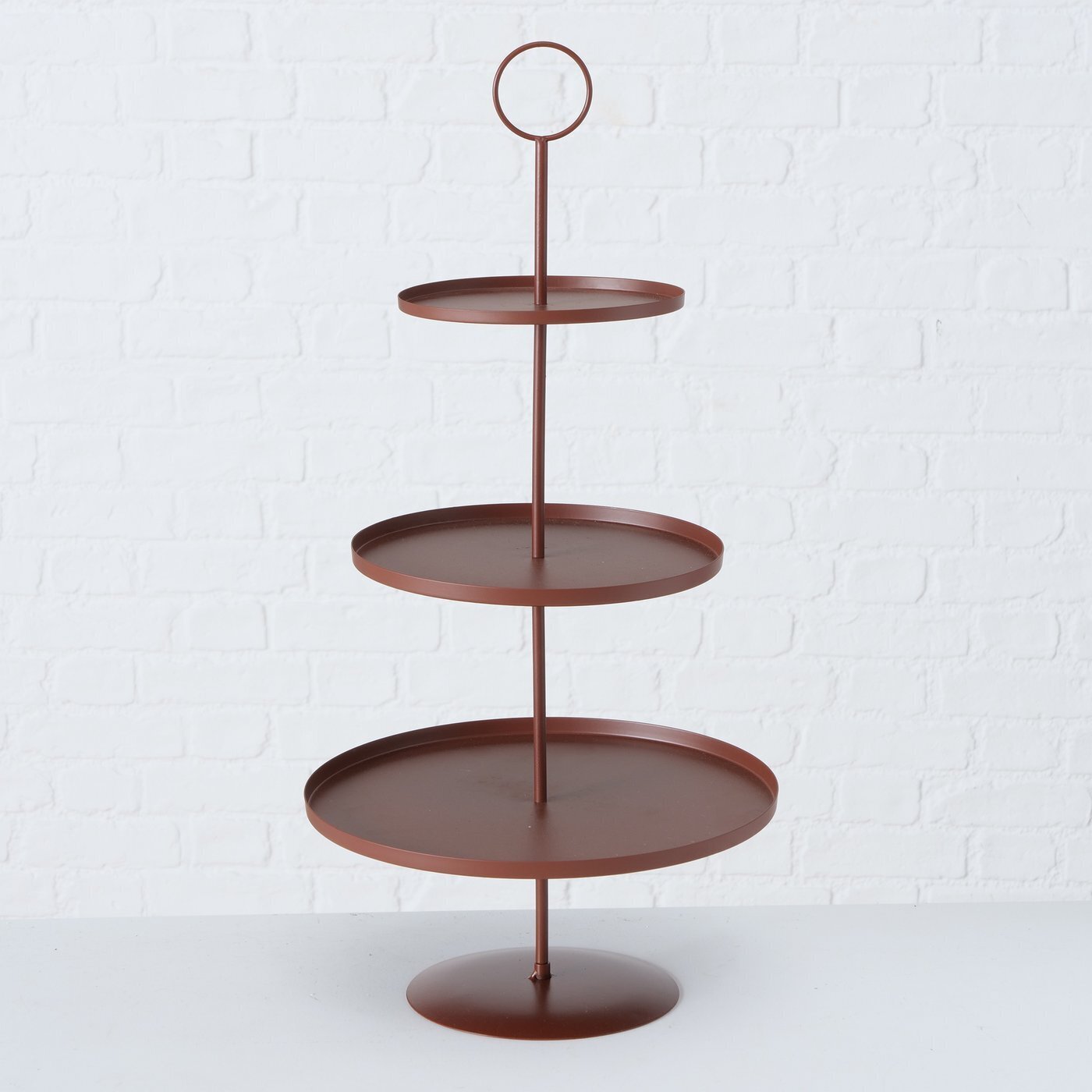 Etagere Samona, braun-rosa 