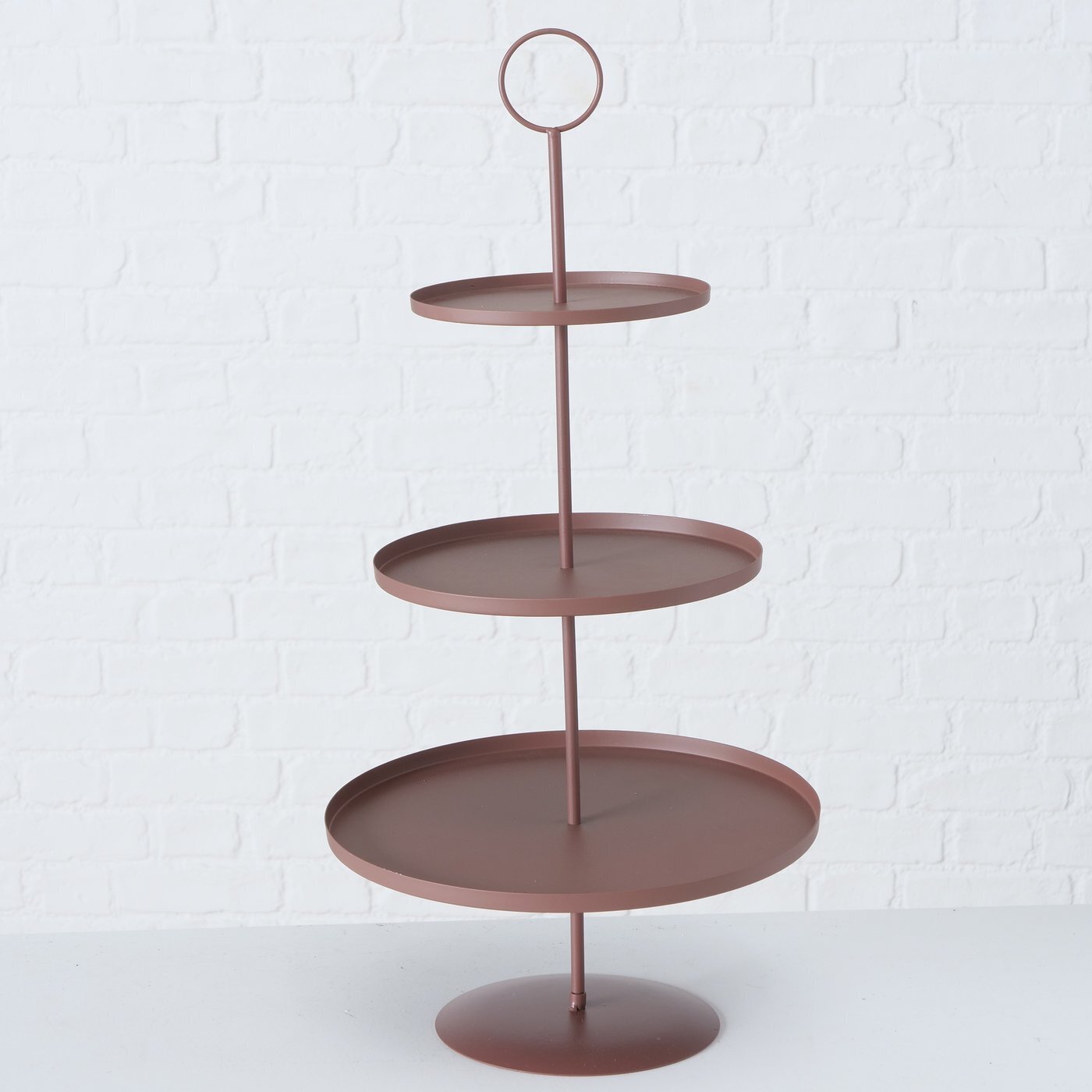 Etagere Samona, braun-rosa 