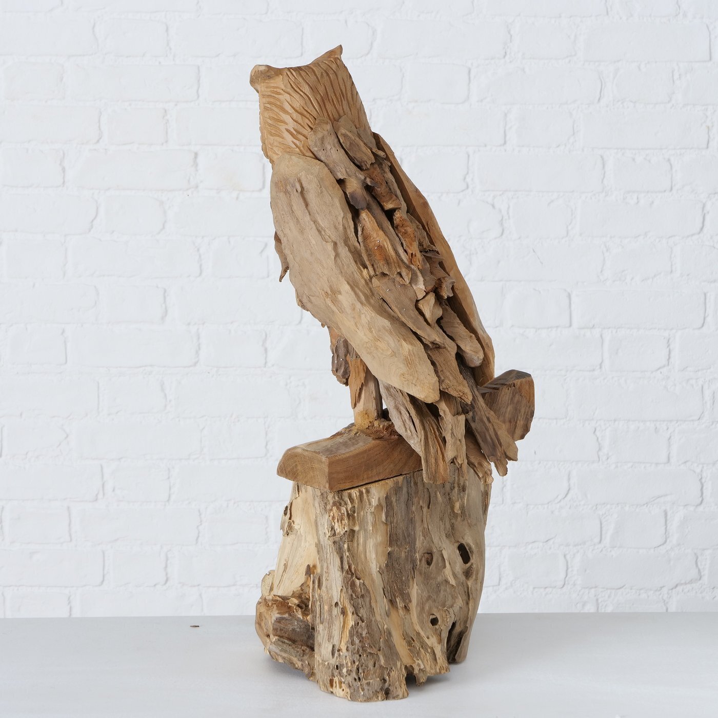 Figur Eule Hedwig, natur 