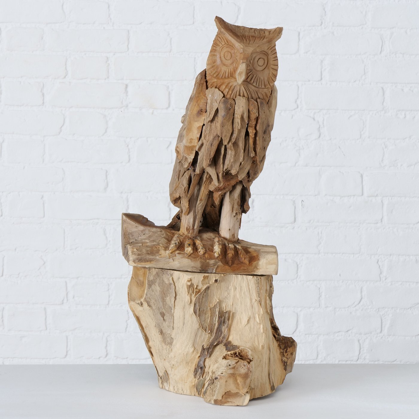 Figur Eule Hedwig, natur 