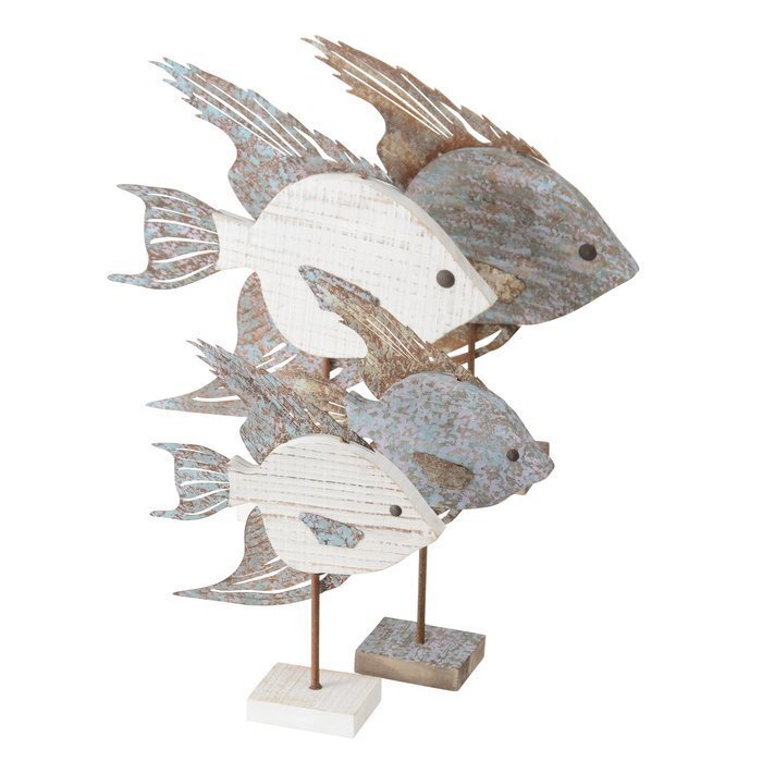 Figur Glux 2er Set, grau 