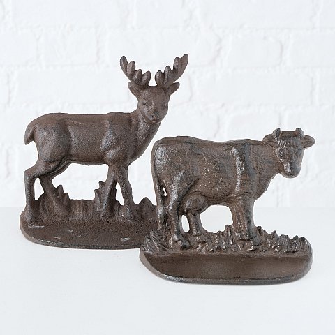 Figur Kuni 2er Set, braun 