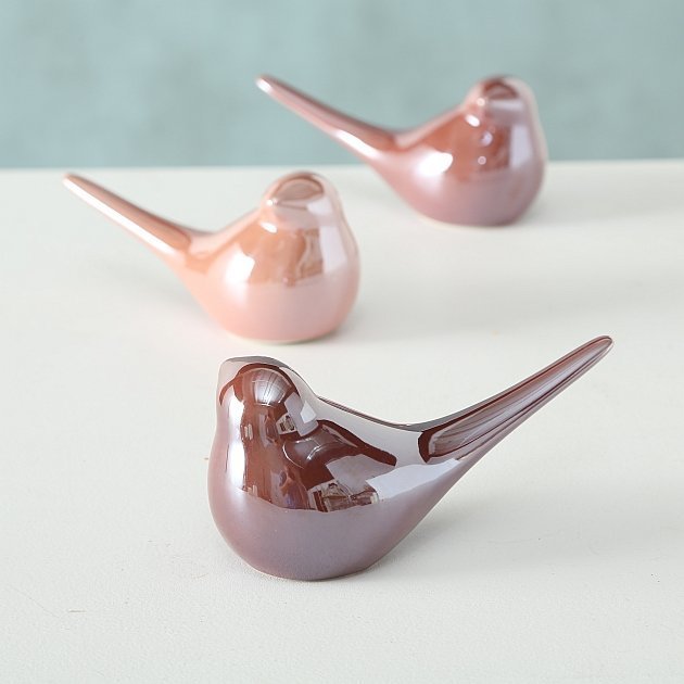 Figur Perly 3er Set, rosa 