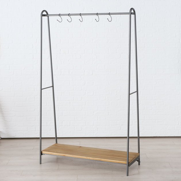 Garderobe Cancun, grau 110 x 42 x 180 cm