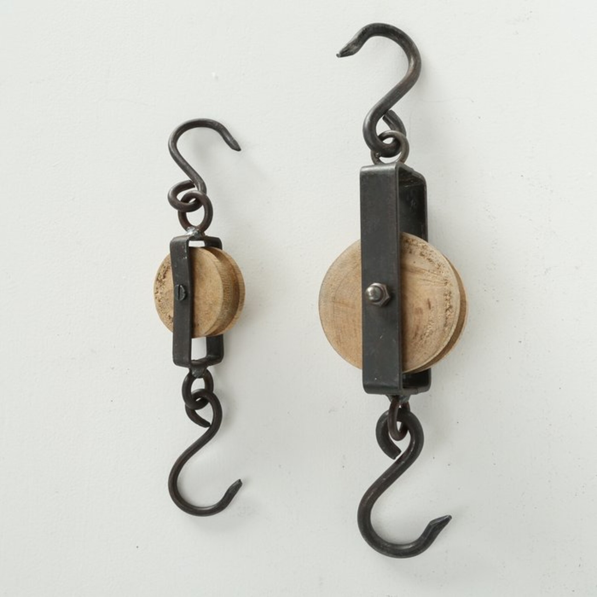 Garderobenhaken Dorian, 2 tlg, schwarz 