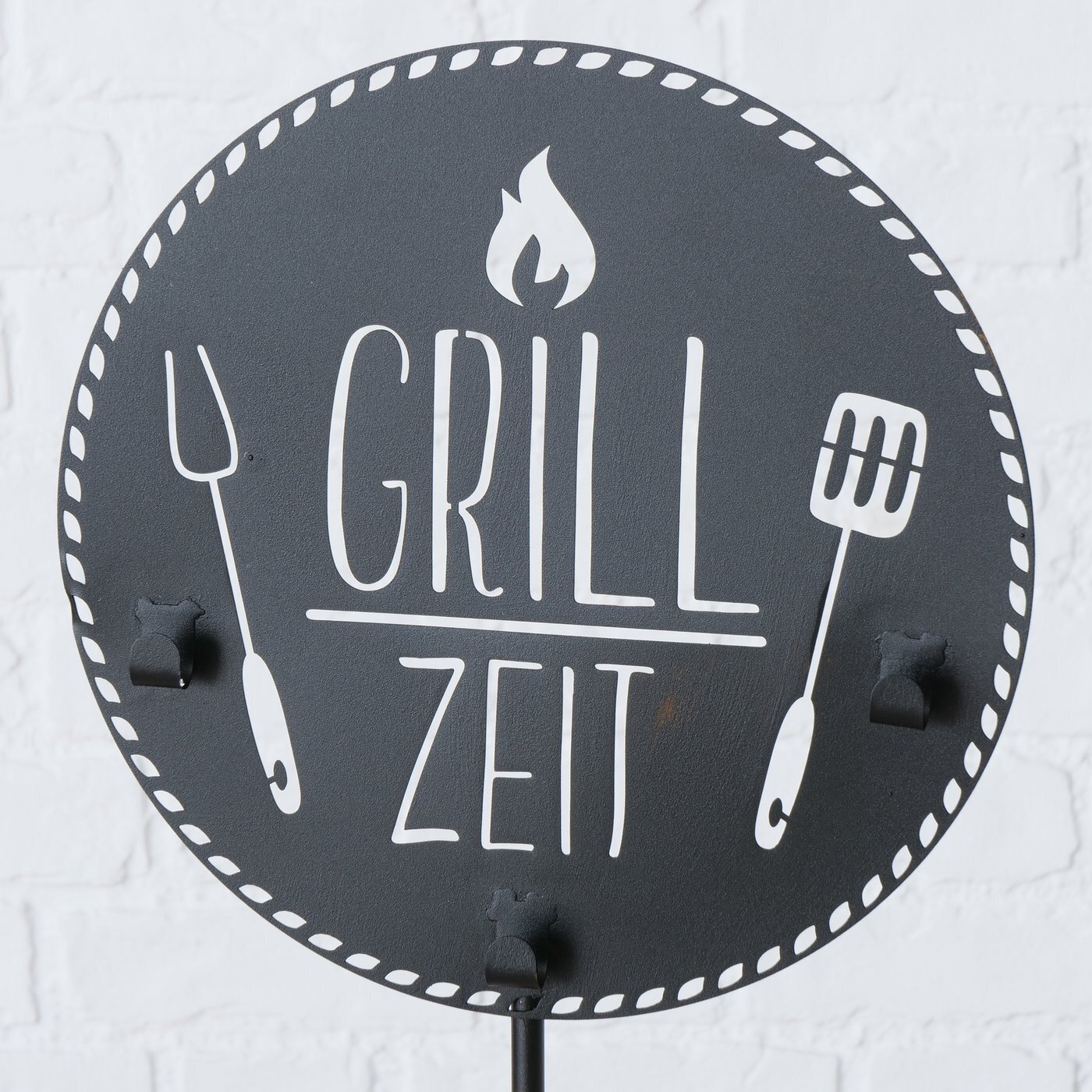 Gartenstab Griller, grau