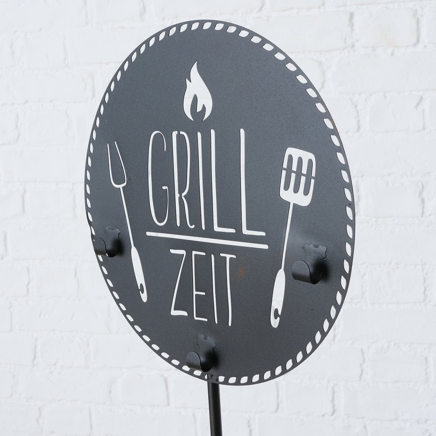 Gartenstab Griller, grau
