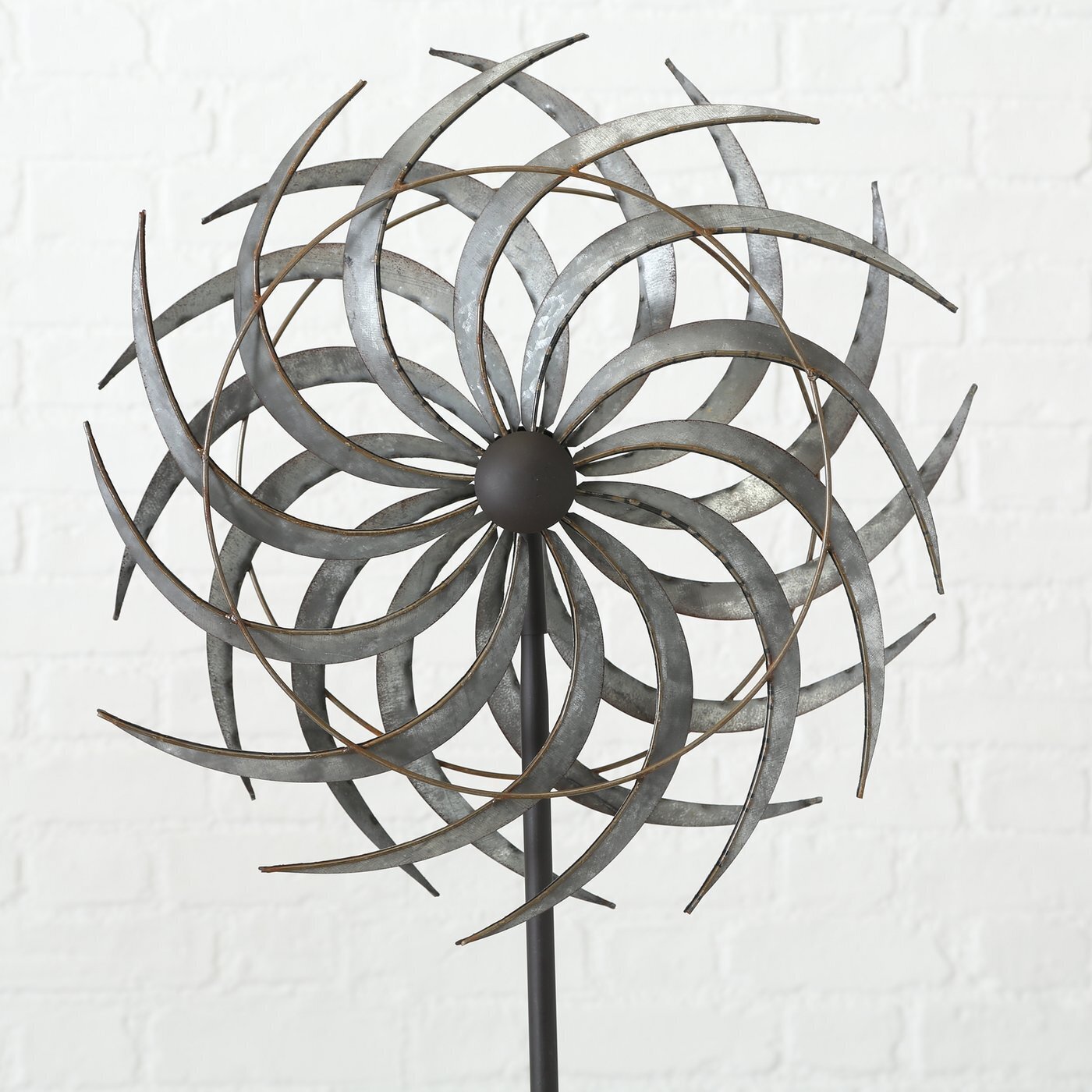 Gartenstab Liv aus Eisen, silber