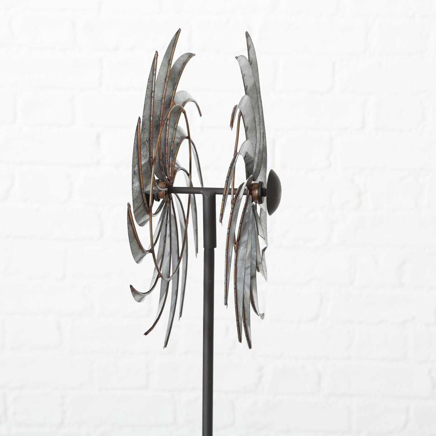 Gartenstab Liv aus Eisen, silber