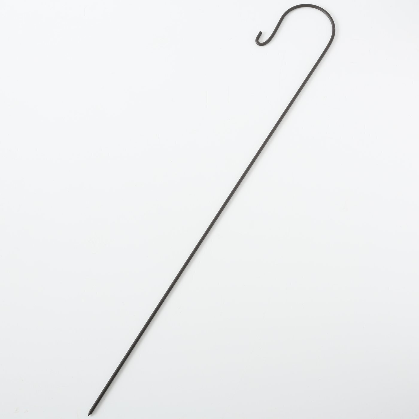 Gartenstab mit Haken, braun 