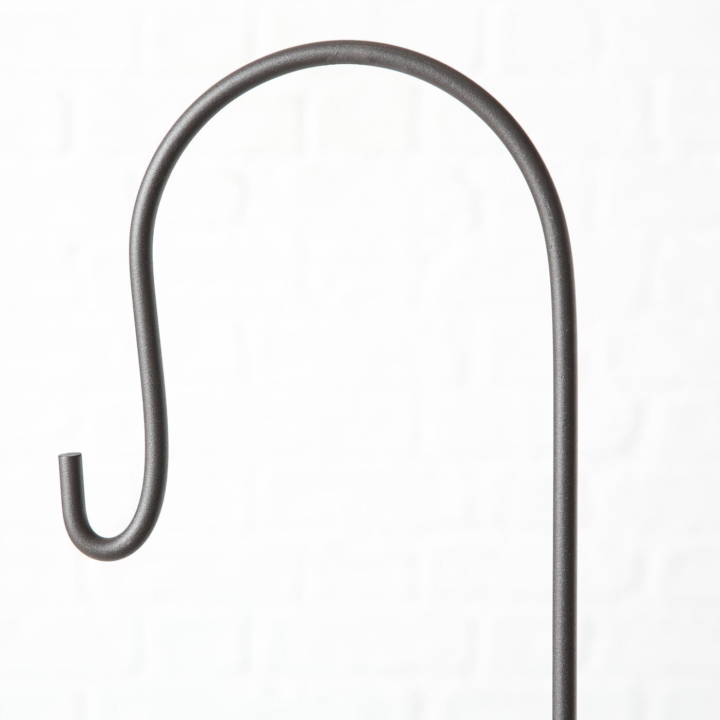 Gartenstab mit Haken, braun 
