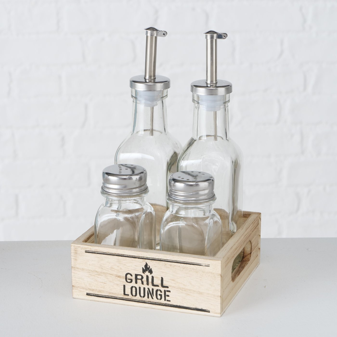 Gewürz Flaschen Set Conny, klar 