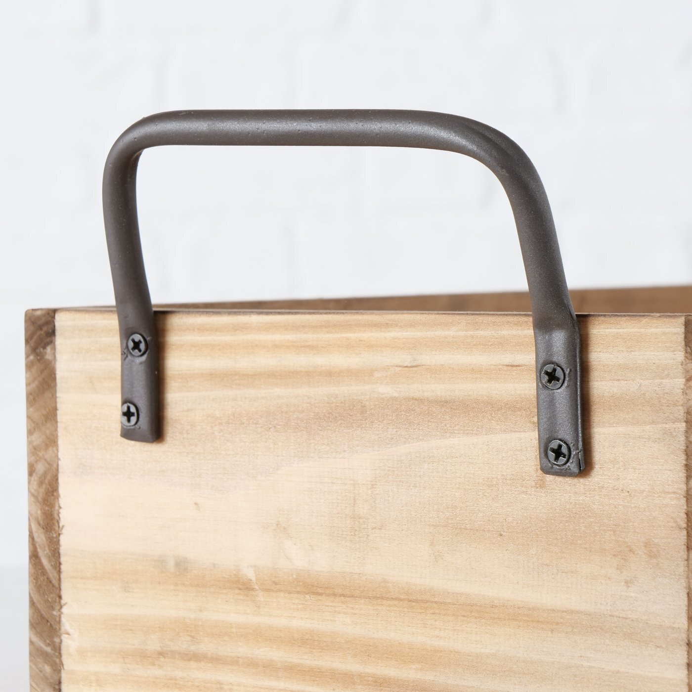 Holzkiste Holz Tablett Conny 2er, natur 