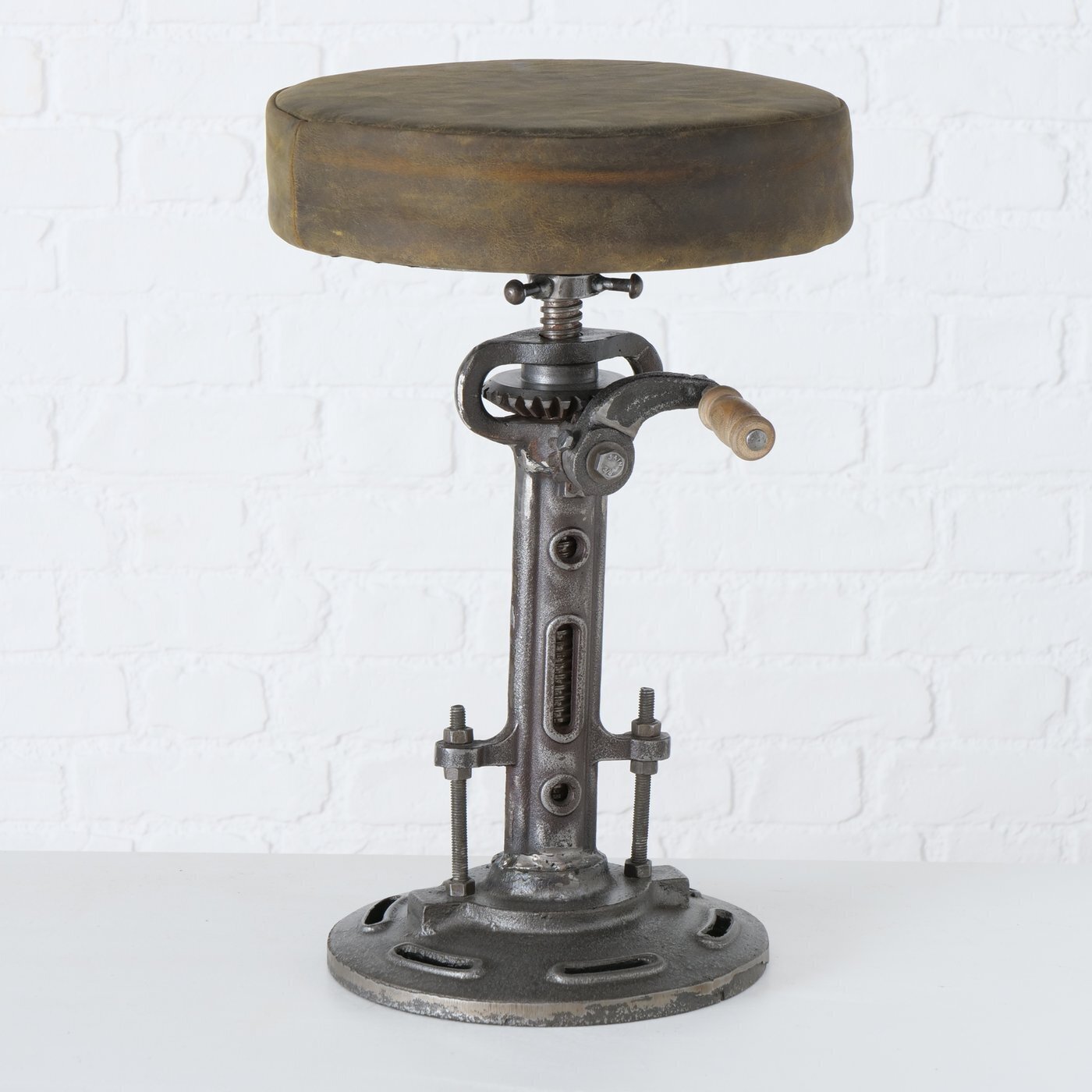 Industrial Hocker Banbeo, braun 