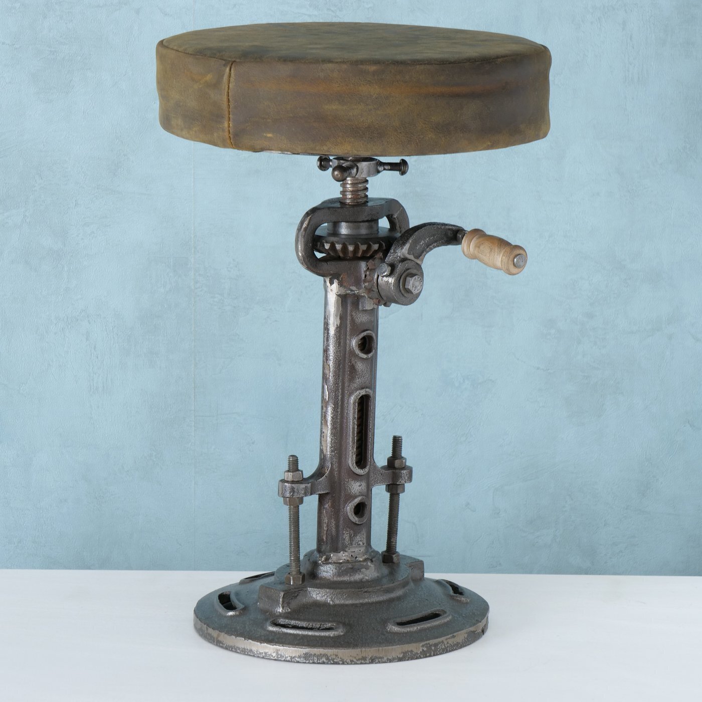 Industrial Hocker Banbeo, braun 