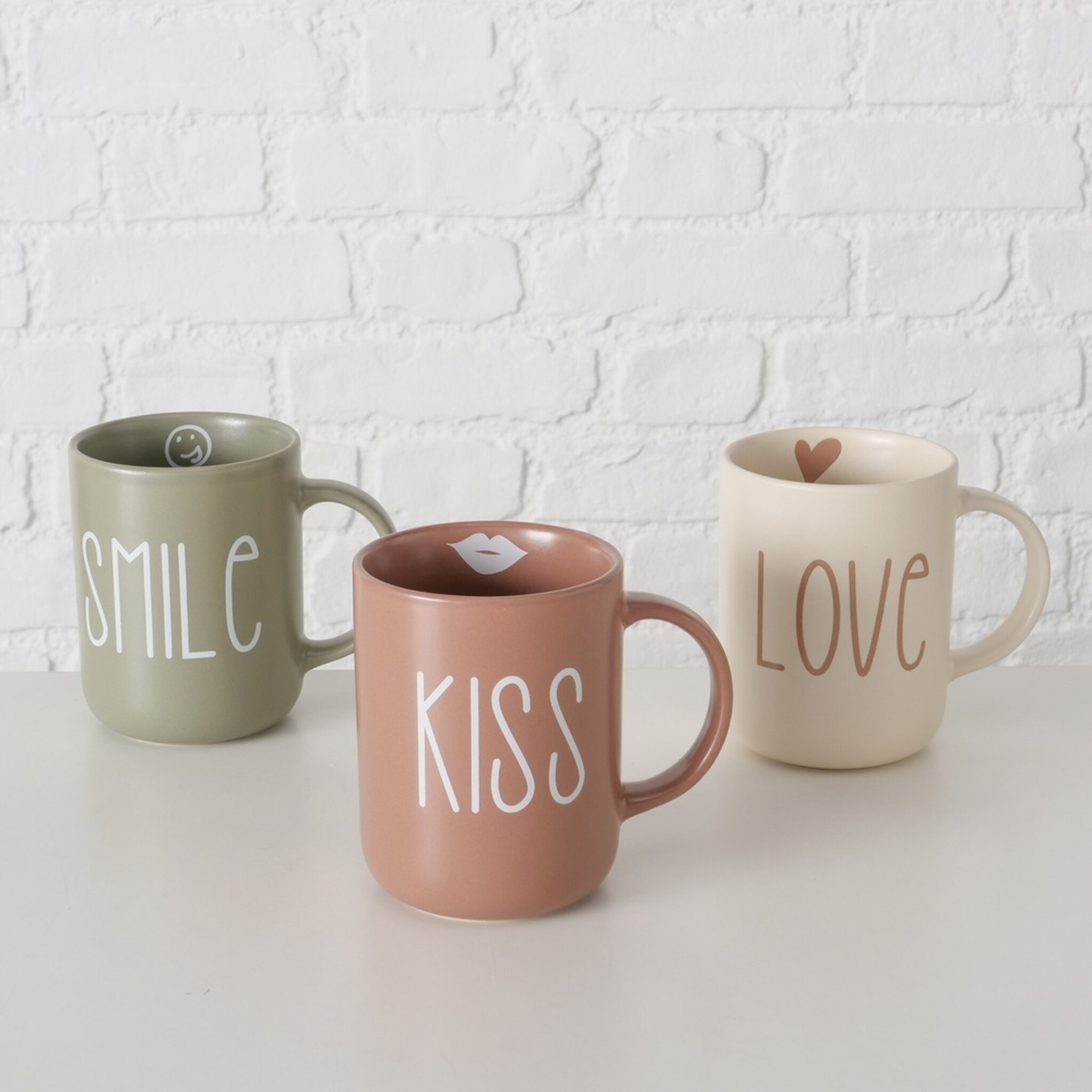 Jumbobecher Lovina, 3er, diverse 