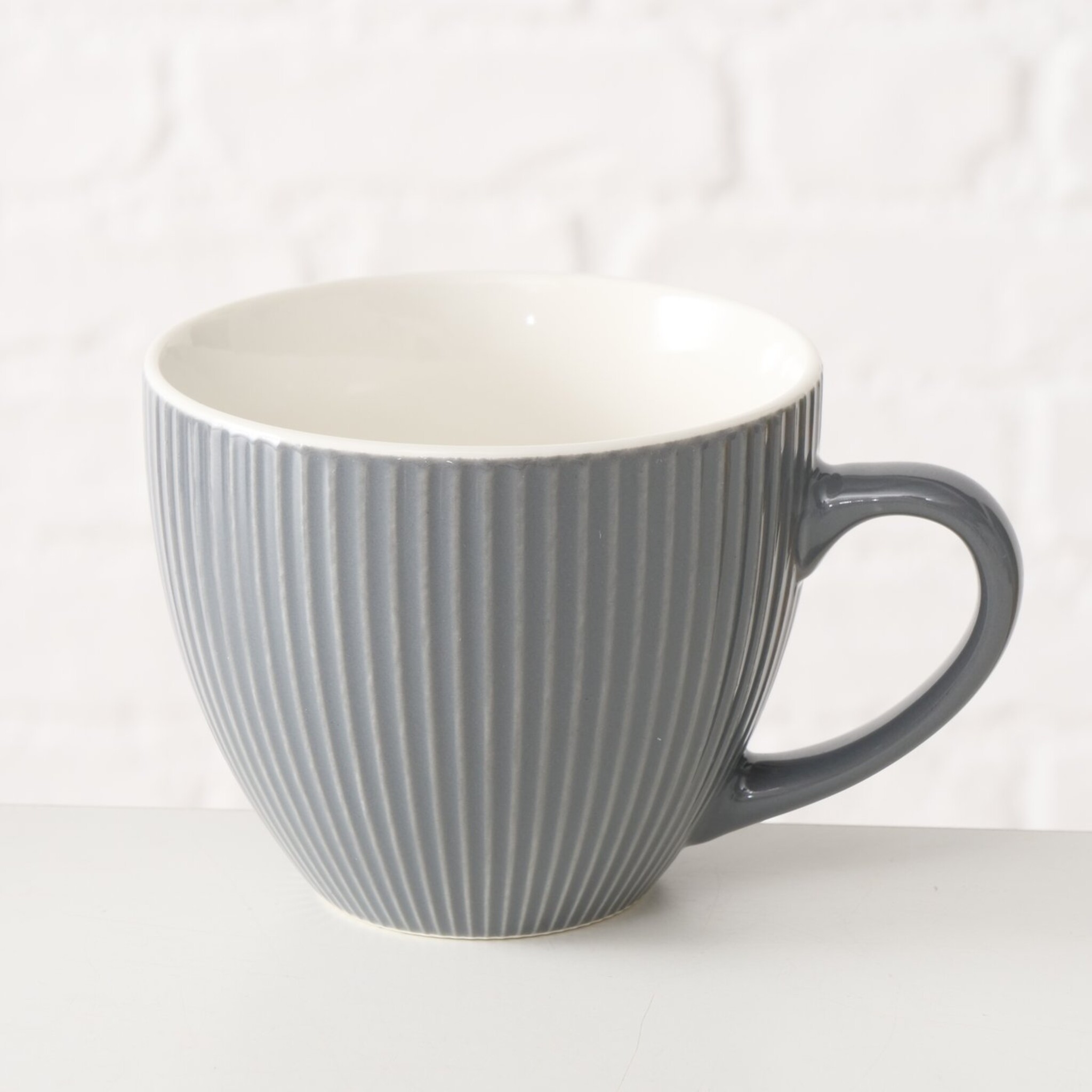 Jumbobecher Ranura, dunkelgrau 