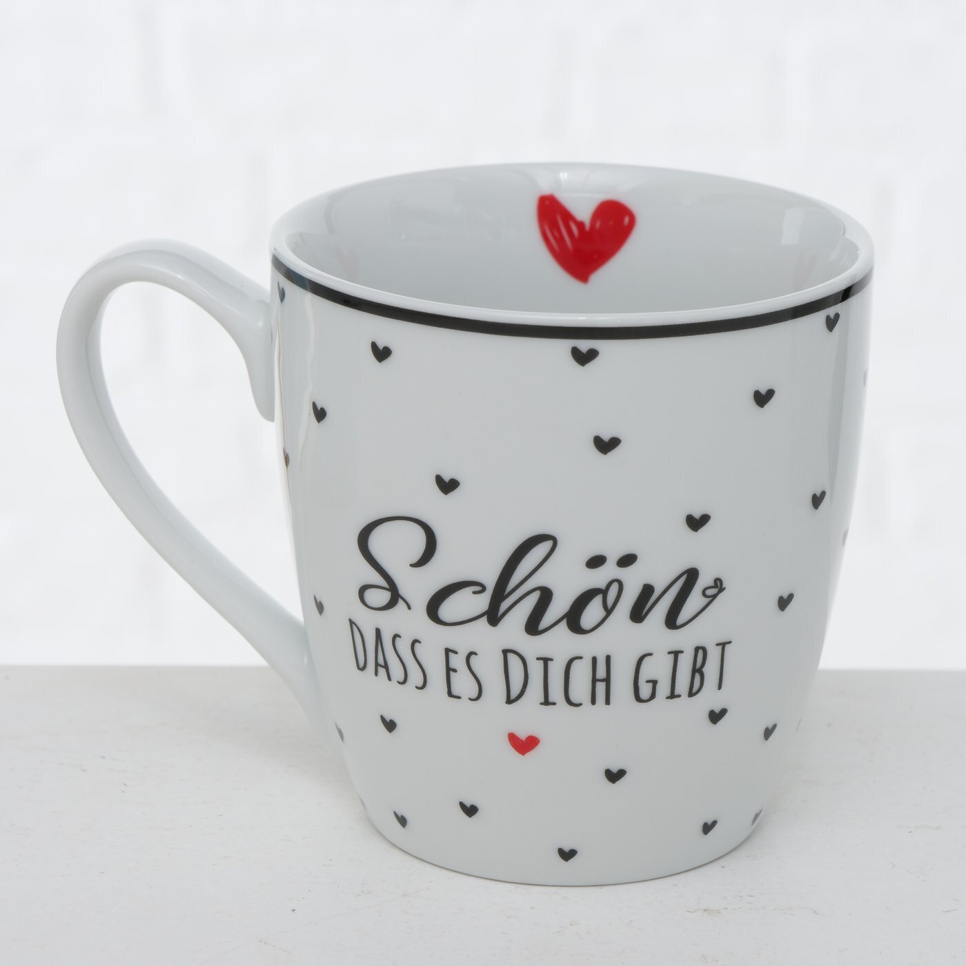 Jumbobecher Schön 480 ml 3er-Set, weiss 