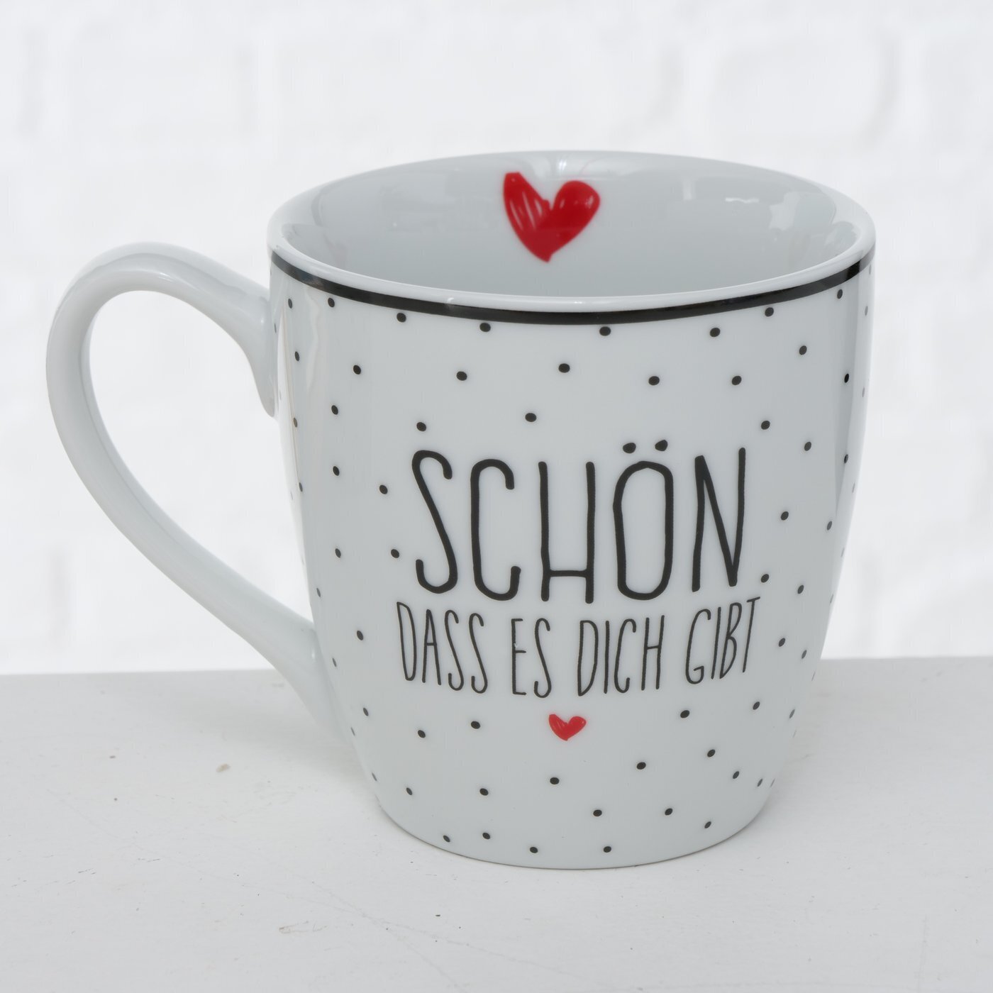 Jumbobecher Schön 480 ml 3er-Set, weiss 