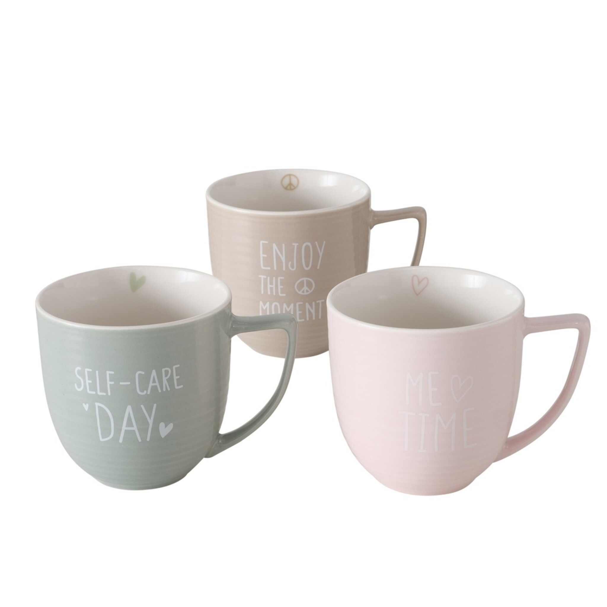 Jumbobecher Selfie, 3er Set, diverse 