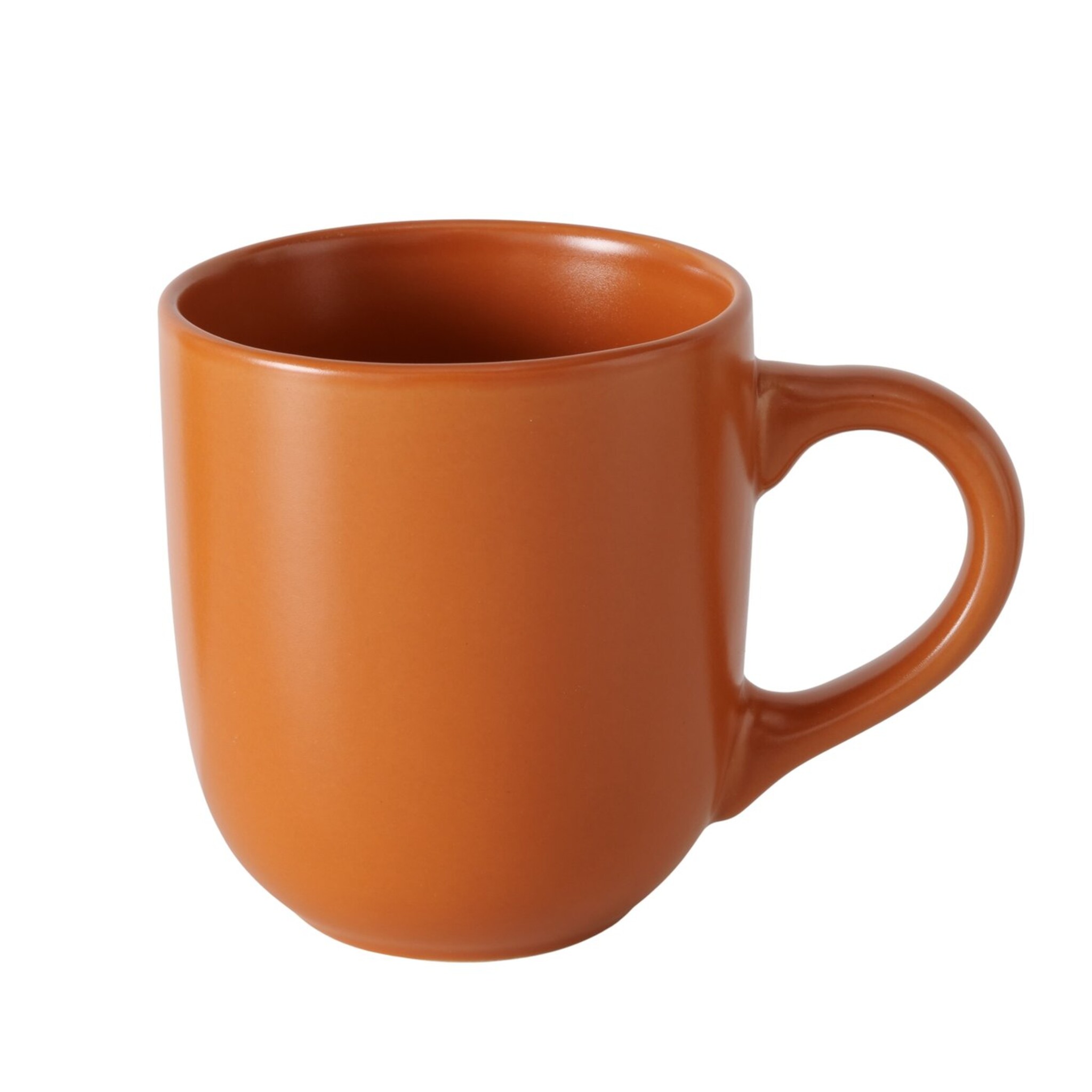 Keramik Becher Pastell, orange 