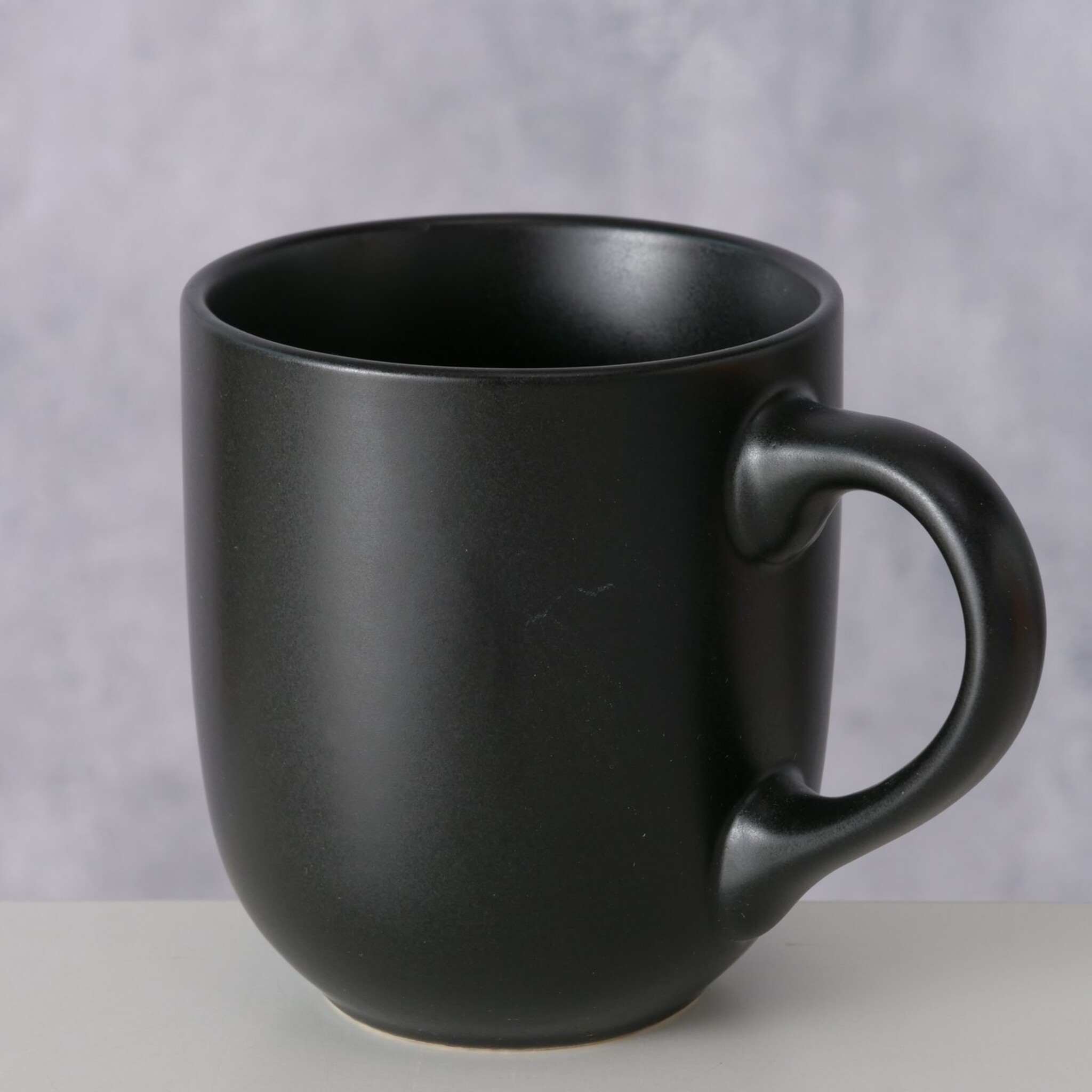 Keramik Becher Pastell, schwarz 