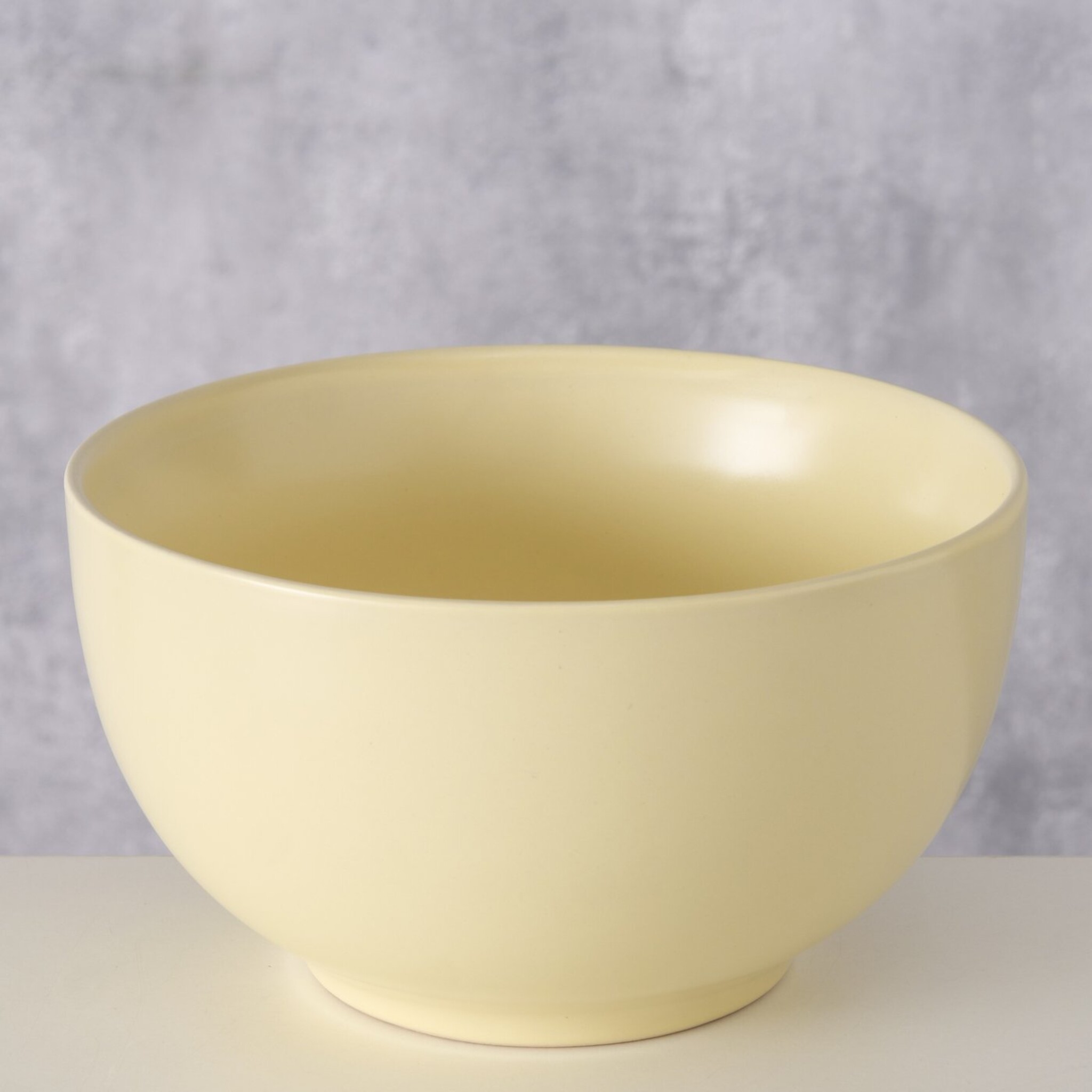Keramik Müslischale Pastell, Hellgelb 