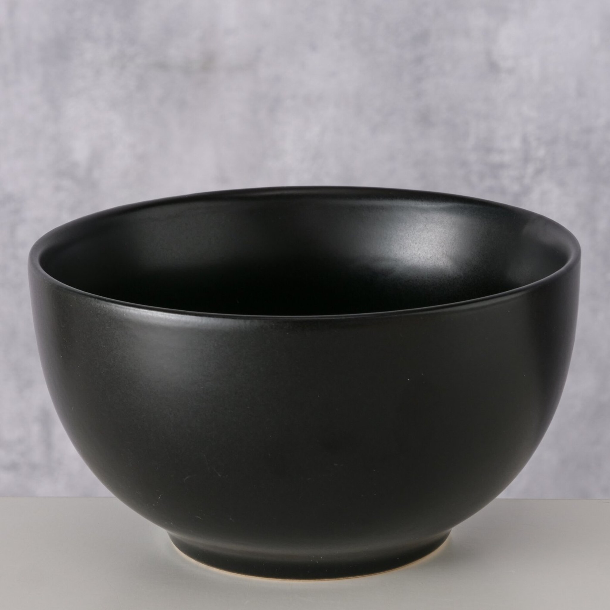 Keramik Müslischale Pastell, Schwarz 