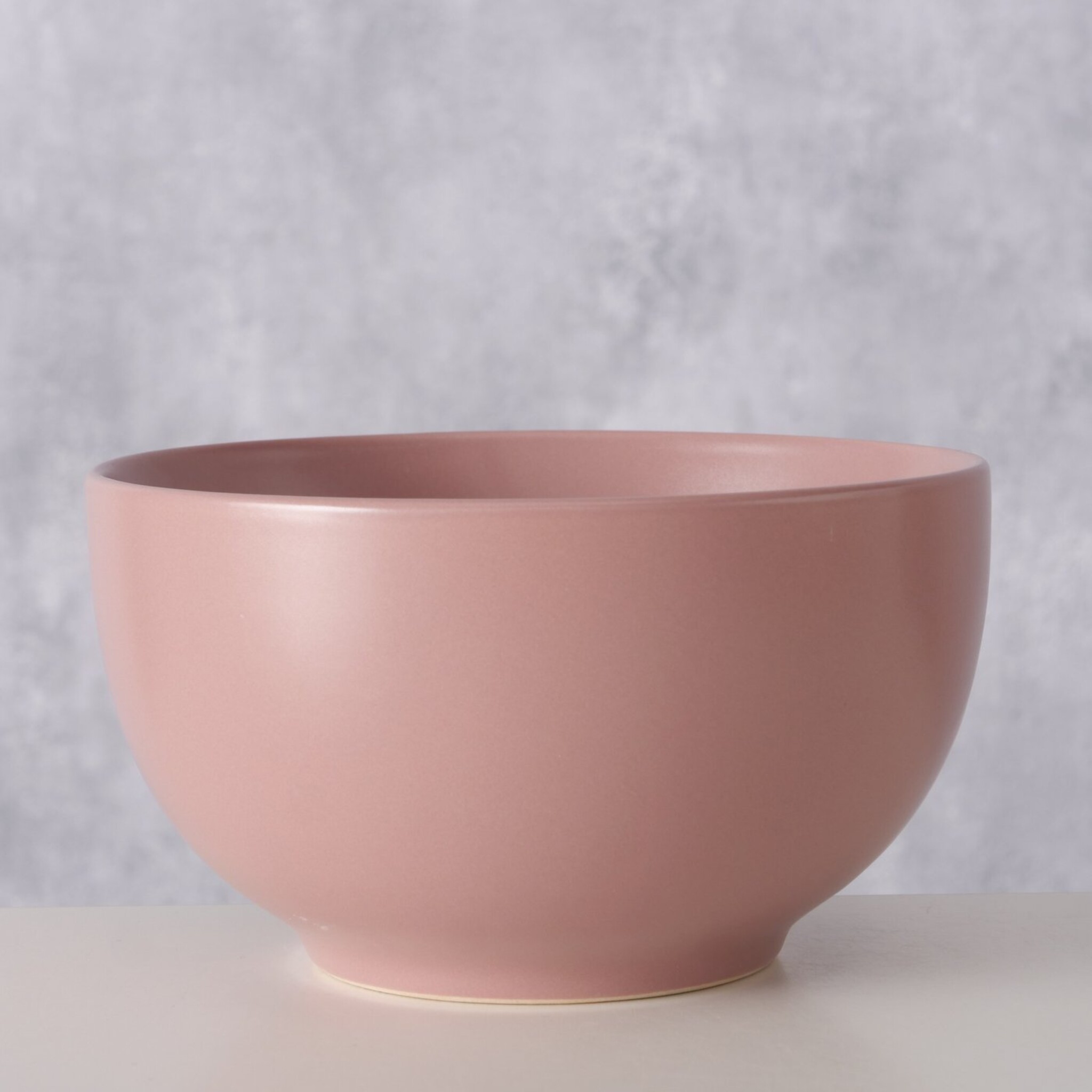 Keramik Müslischale Pastell, Rose 