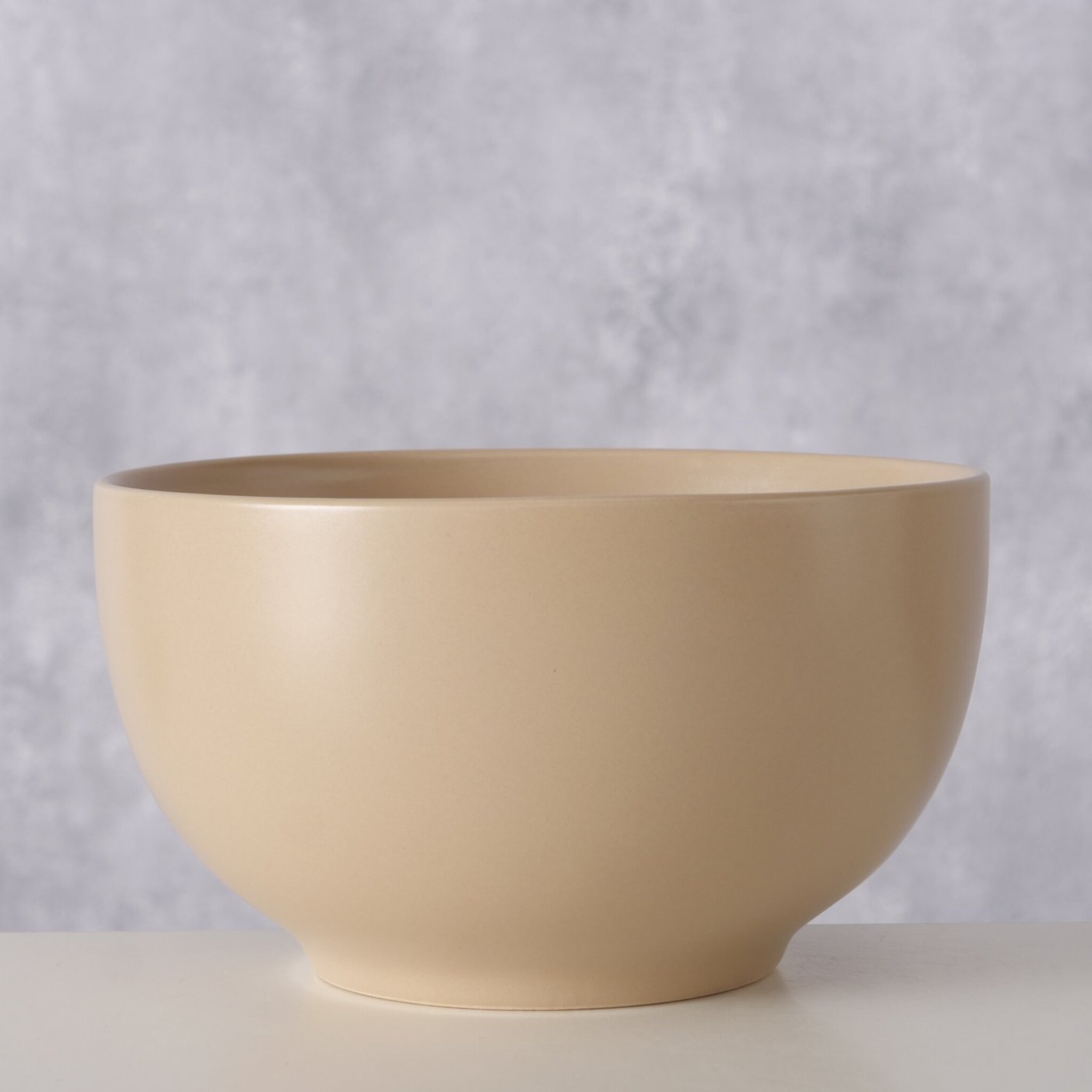 Keramik Müslischale Pastell, Beige 