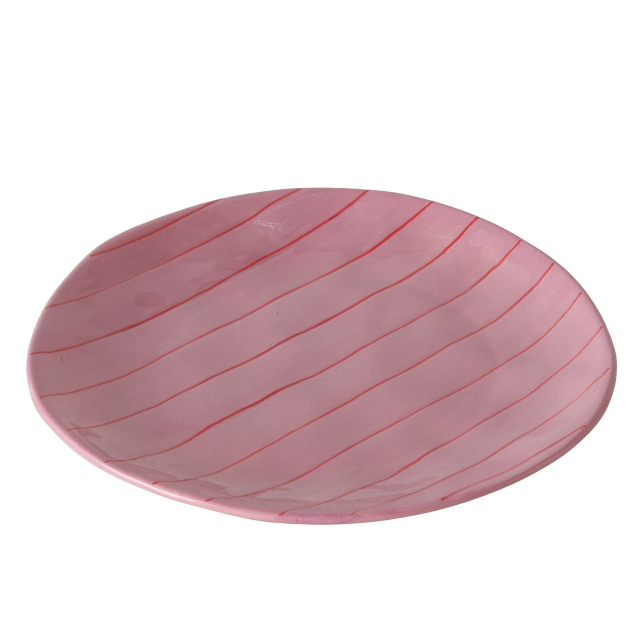 Keramik Teller Nordica, rosa 